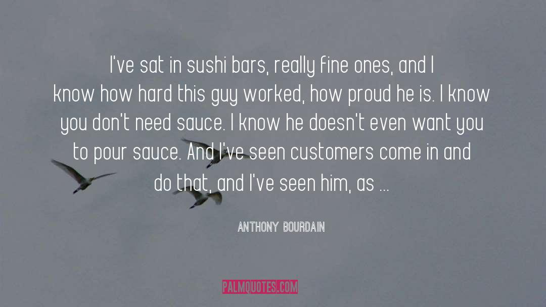 Sushi quotes by Anthony Bourdain