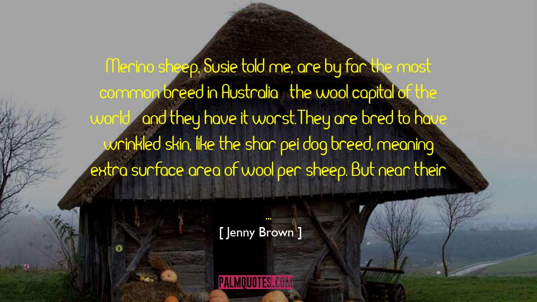 Susie Derkins quotes by Jenny Brown