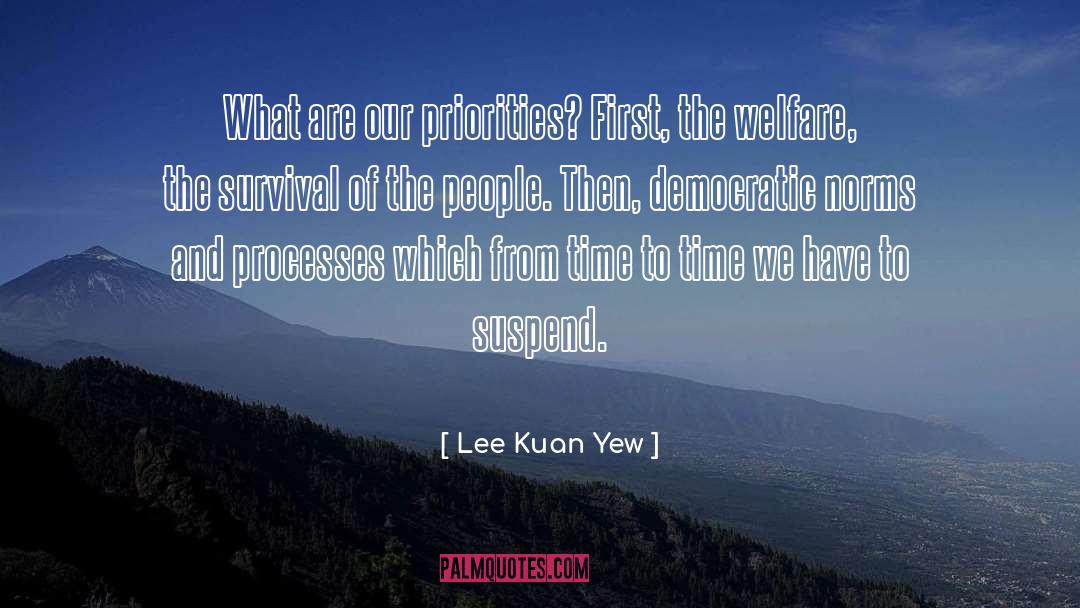 Suspend quotes by Lee Kuan Yew