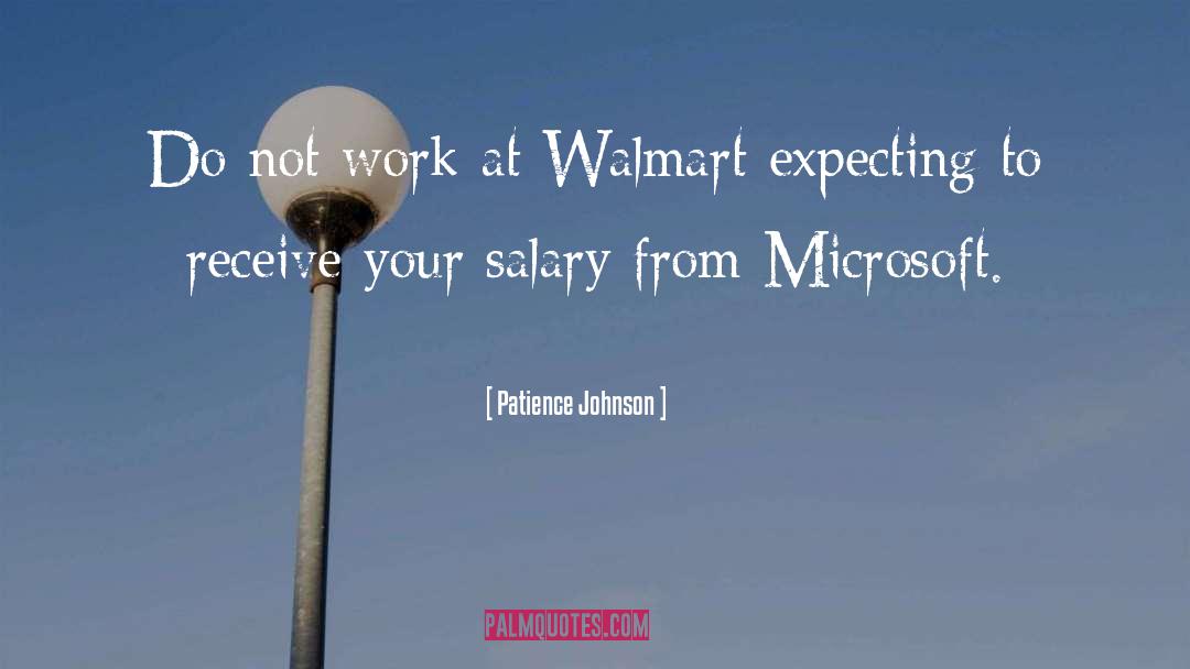 Suspenders Walmart quotes by Patience Johnson