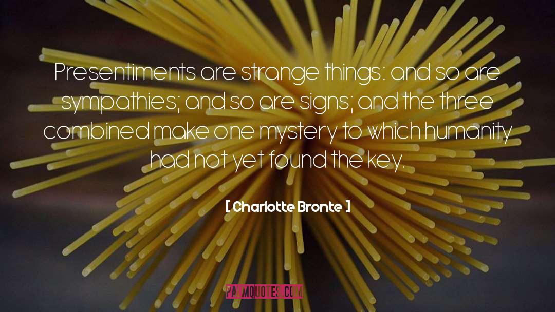 Suspense Mystery quotes by Charlotte Bronte