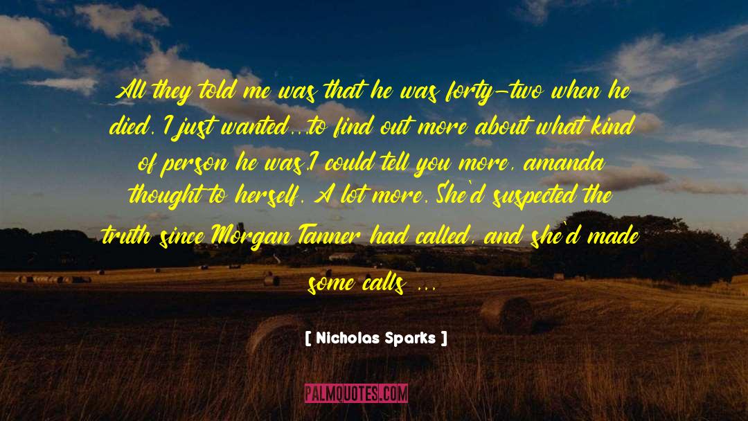 Suspicions quotes by Nicholas Sparks