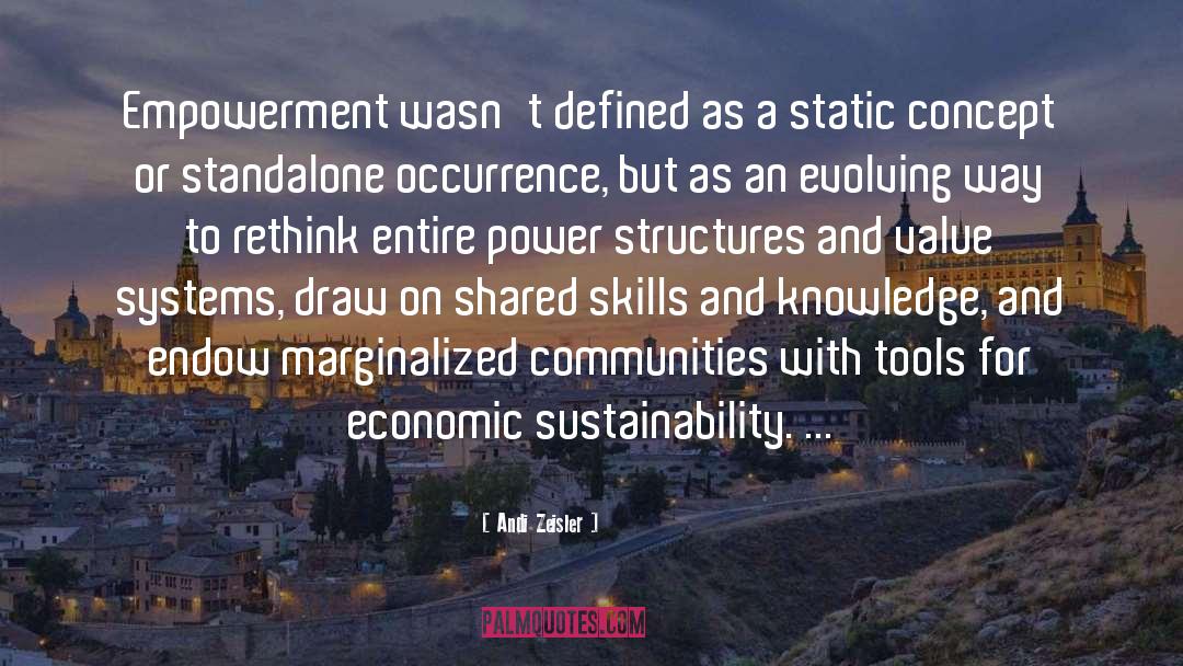 Sustainability quotes by Andi Zeisler