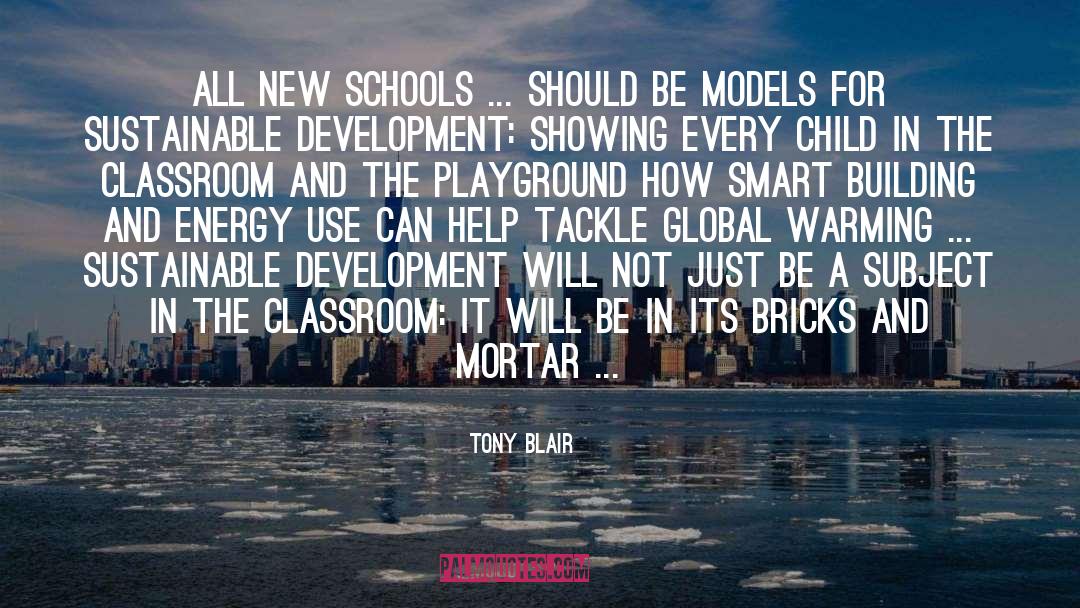 Sustainable Development quotes by Tony Blair