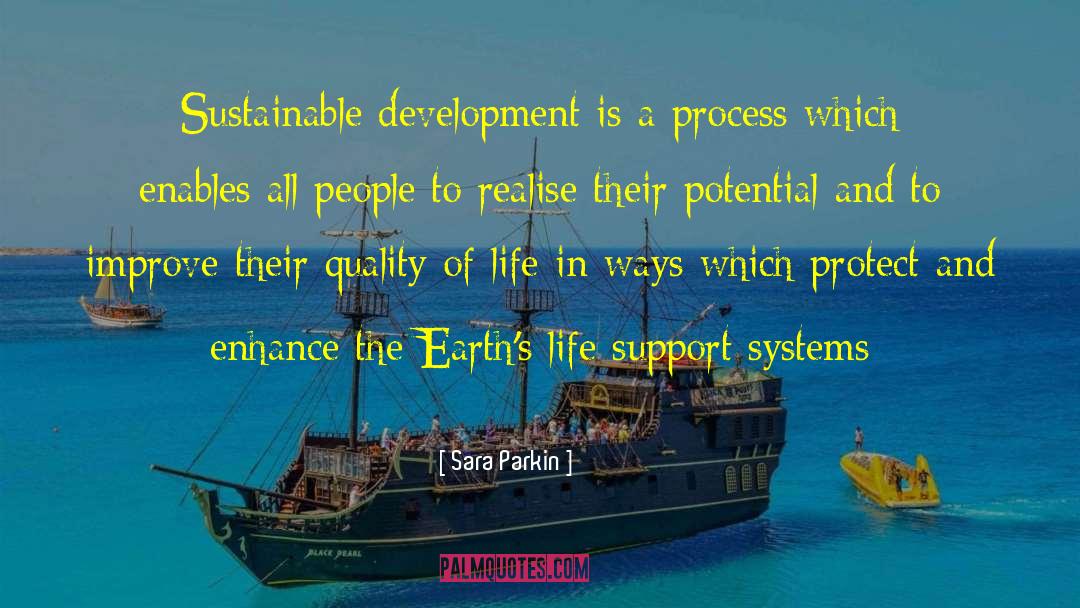 Sustainable Development quotes by Sara Parkin