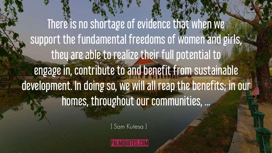 Sustainable Development quotes by Sam Kutesa