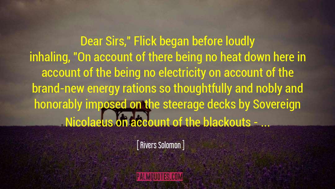 Sustainable Energy quotes by Rivers Solomon