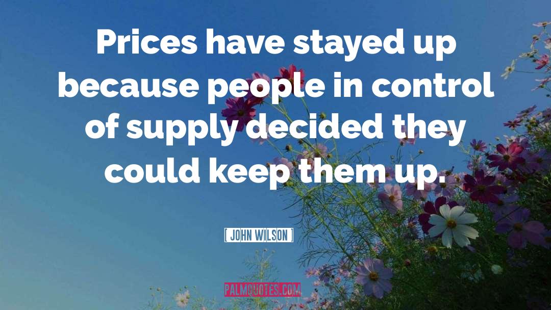 Sustainable Supply Chain quotes by John Wilson