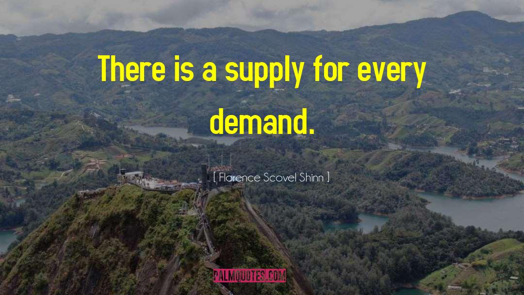 Sustainable Supply Chain quotes by Florence Scovel Shinn
