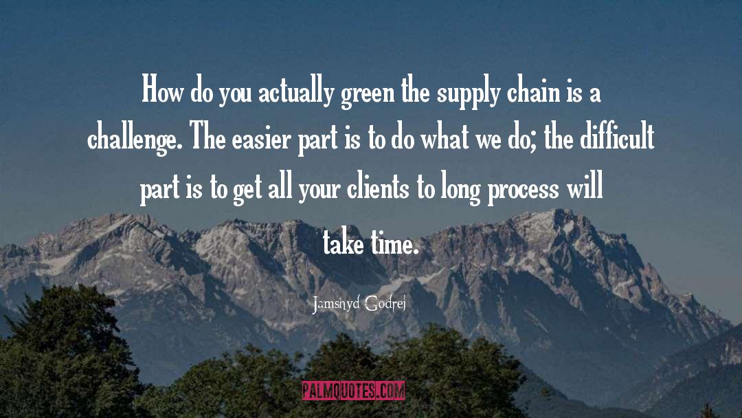 Sustainable Supply Chain quotes by Jamshyd Godrej