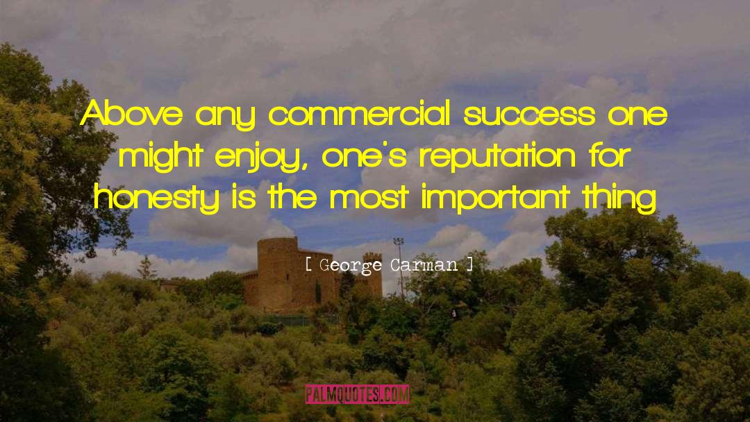 Sustained Success quotes by George Carman