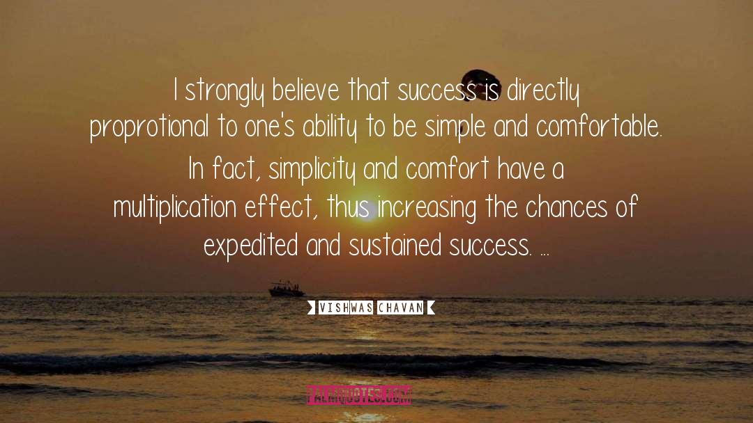 Sustained Success quotes by Vishwas Chavan