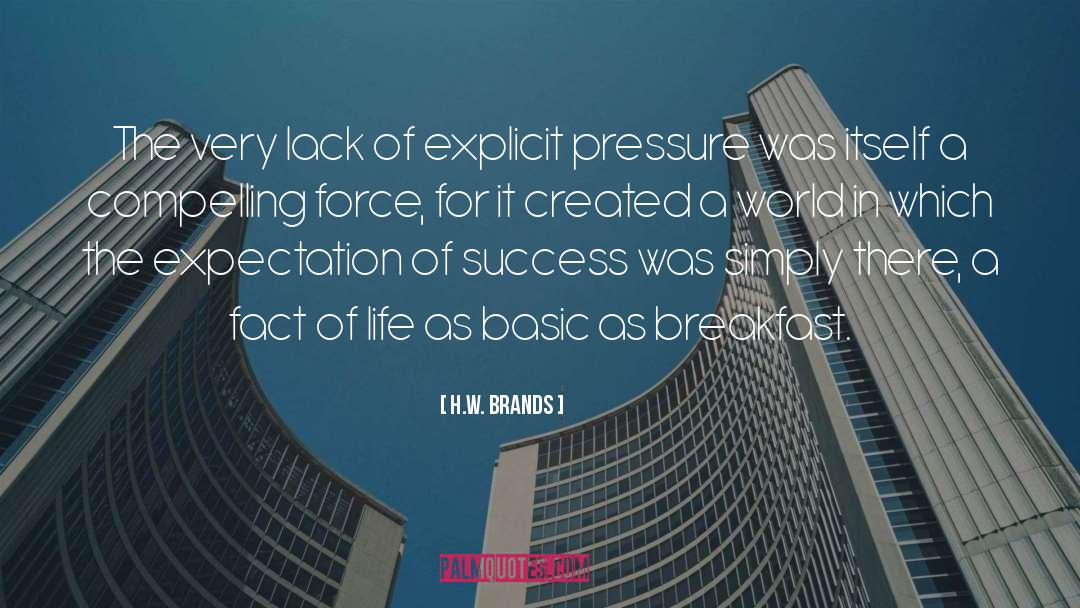 Sustained Success quotes by H.W. Brands