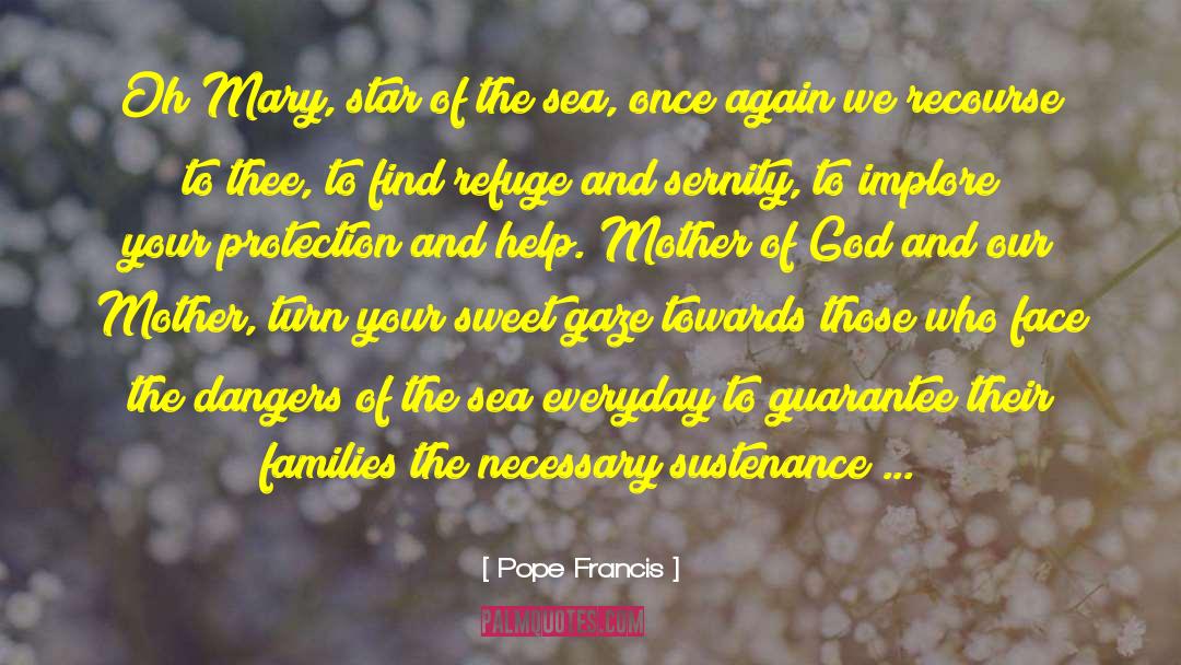 Sustenance quotes by Pope Francis