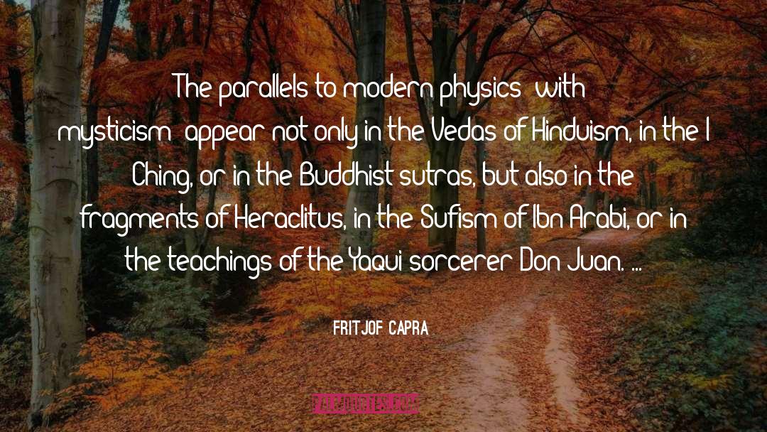 Sutras quotes by Fritjof Capra