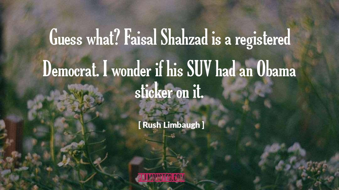 Suv quotes by Rush Limbaugh