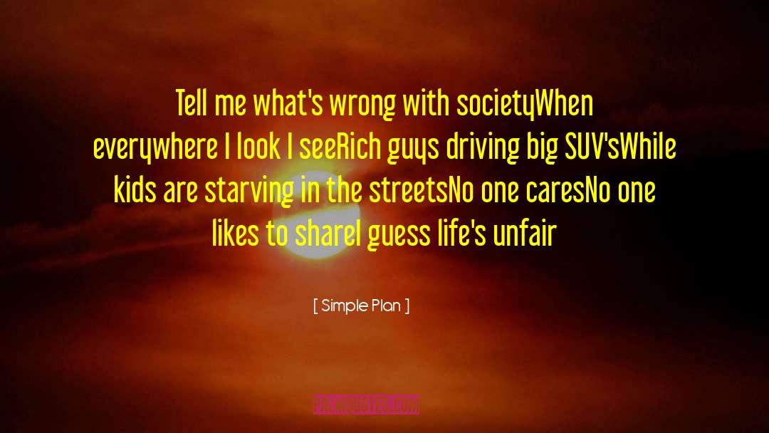 Suvs quotes by Simple Plan