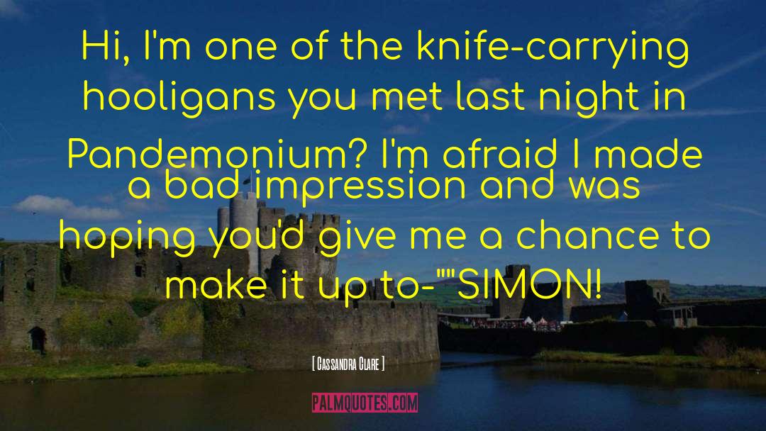 Suze Simon quotes by Cassandra Clare
