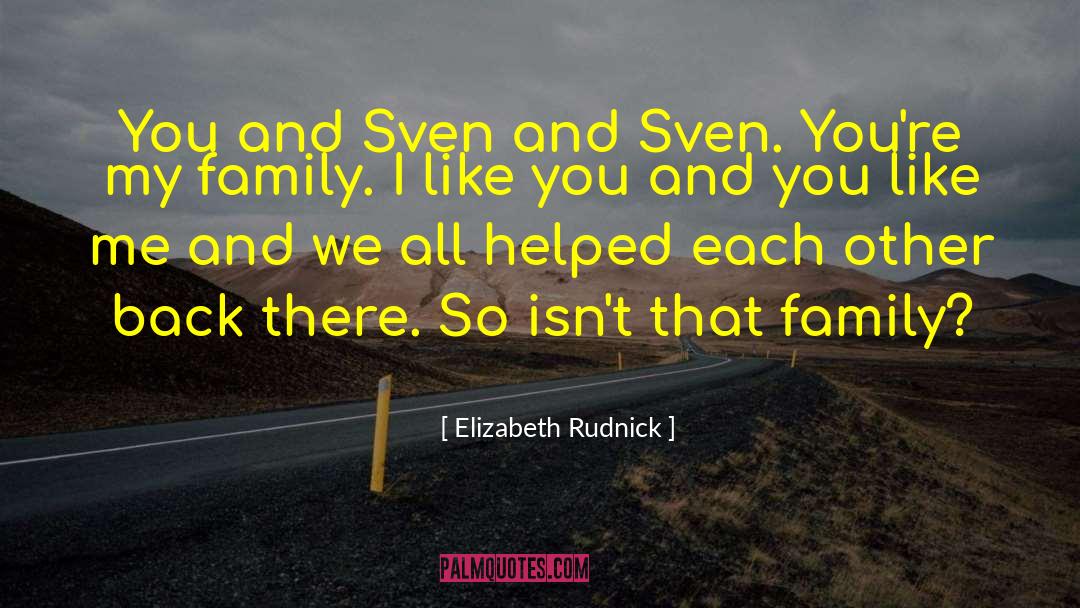 Sven quotes by Elizabeth Rudnick