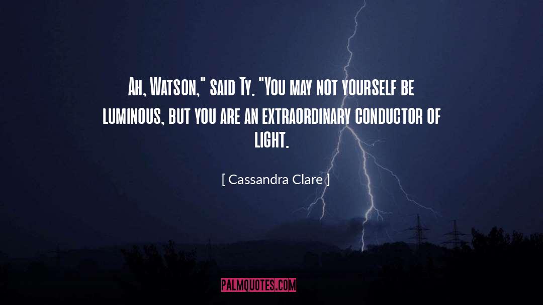 Svetlanov Conductor quotes by Cassandra Clare