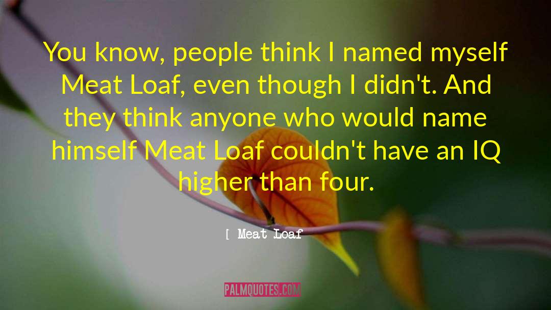 Swabs Meat quotes by Meat Loaf