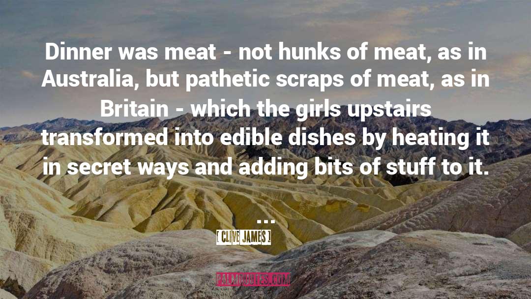 Swabs Meat quotes by Clive James