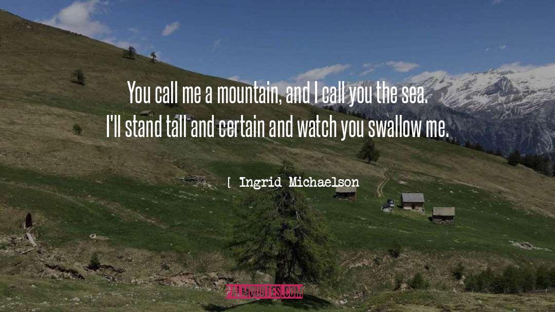 Swallow quotes by Ingrid Michaelson