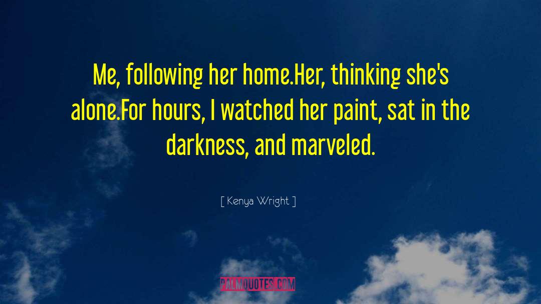 Swallowing Darkness Fay quotes by Kenya Wright