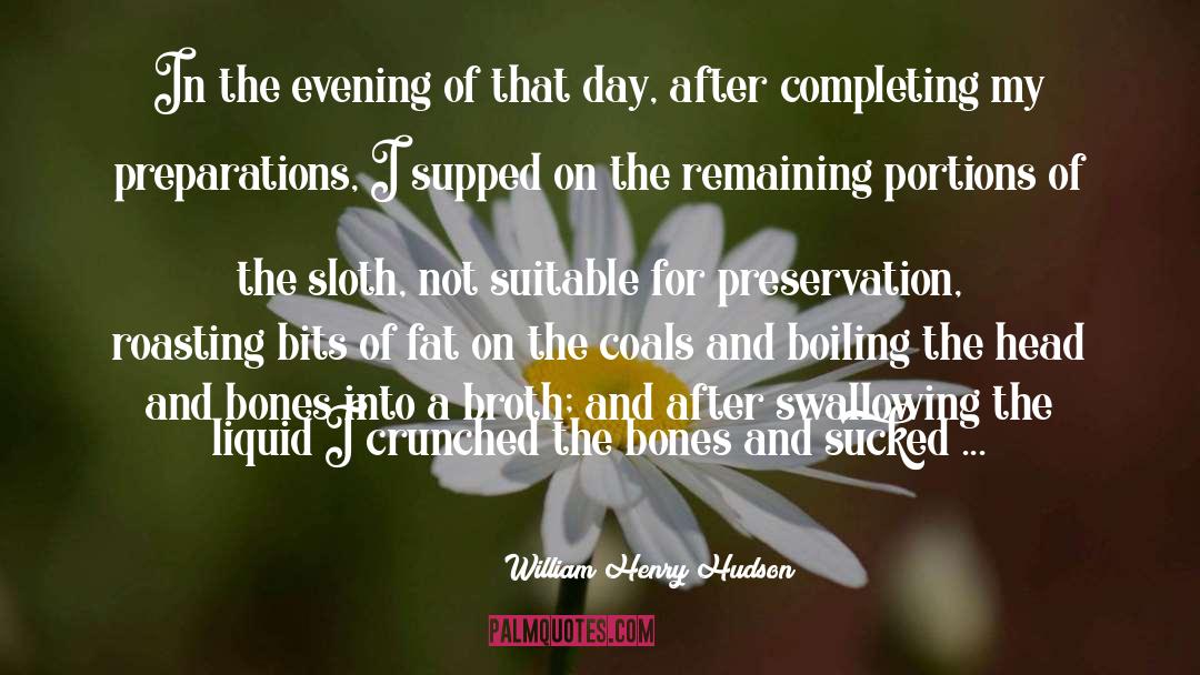 Swallowing quotes by William Henry Hudson