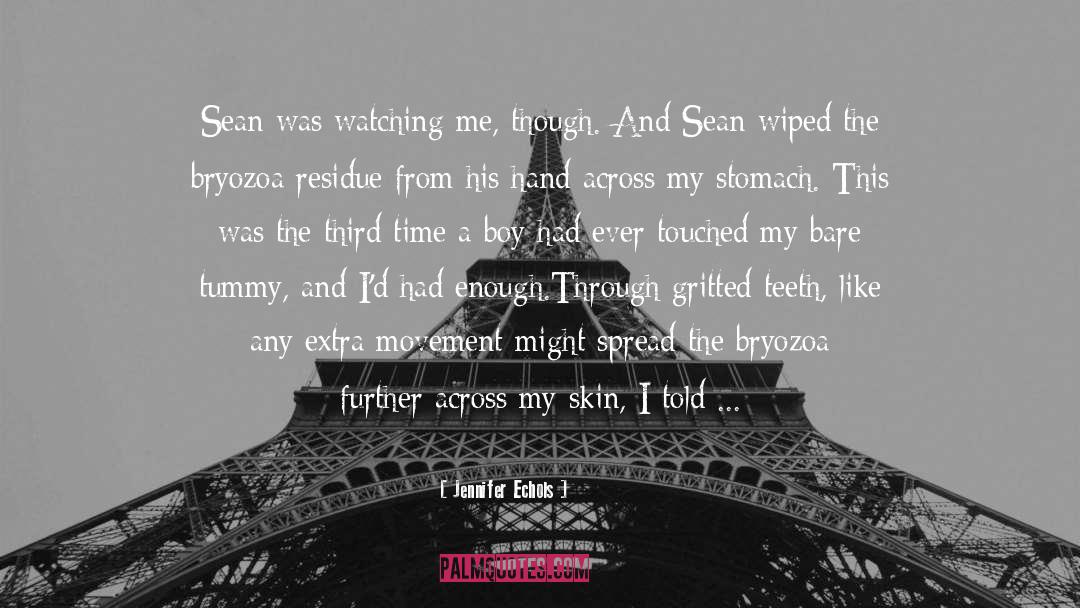 Swam quotes by Jennifer Echols