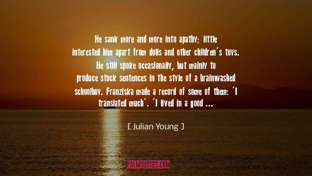 Swam quotes by Julian Young