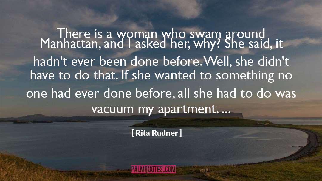 Swam quotes by Rita Rudner