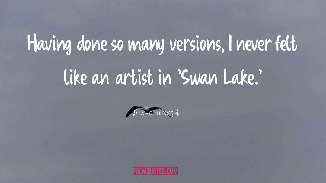 Swan Lake quotes by David Hallberg