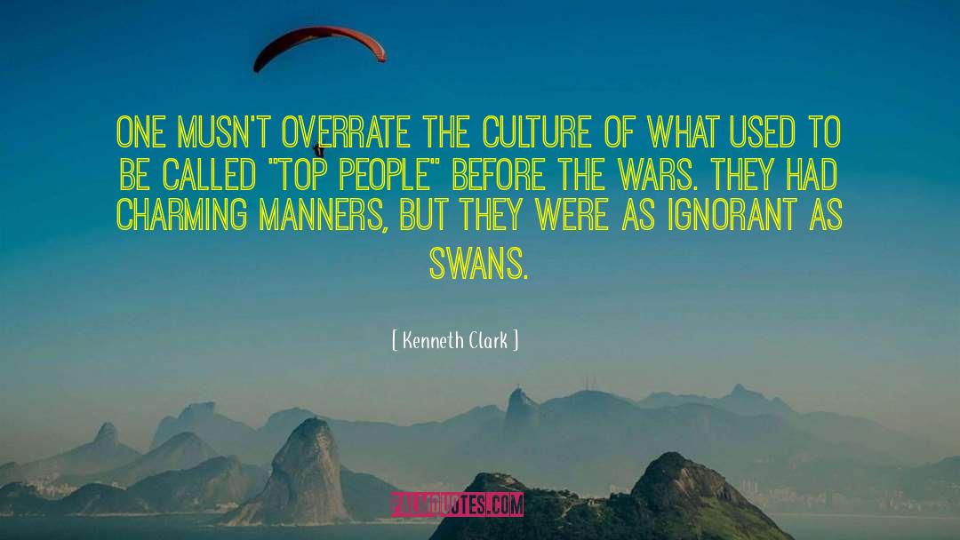 Swans quotes by Kenneth Clark