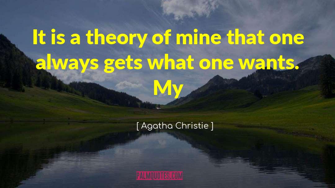 Swansons Theory quotes by Agatha Christie