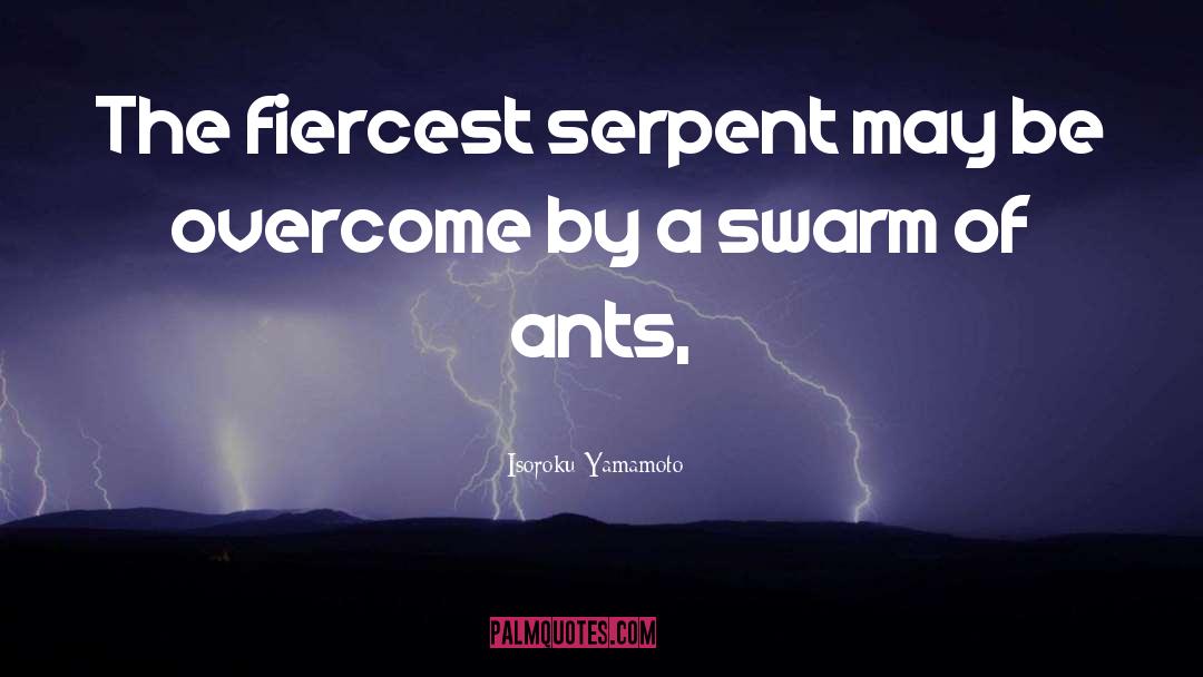 Swarm quotes by Isoroku Yamamoto