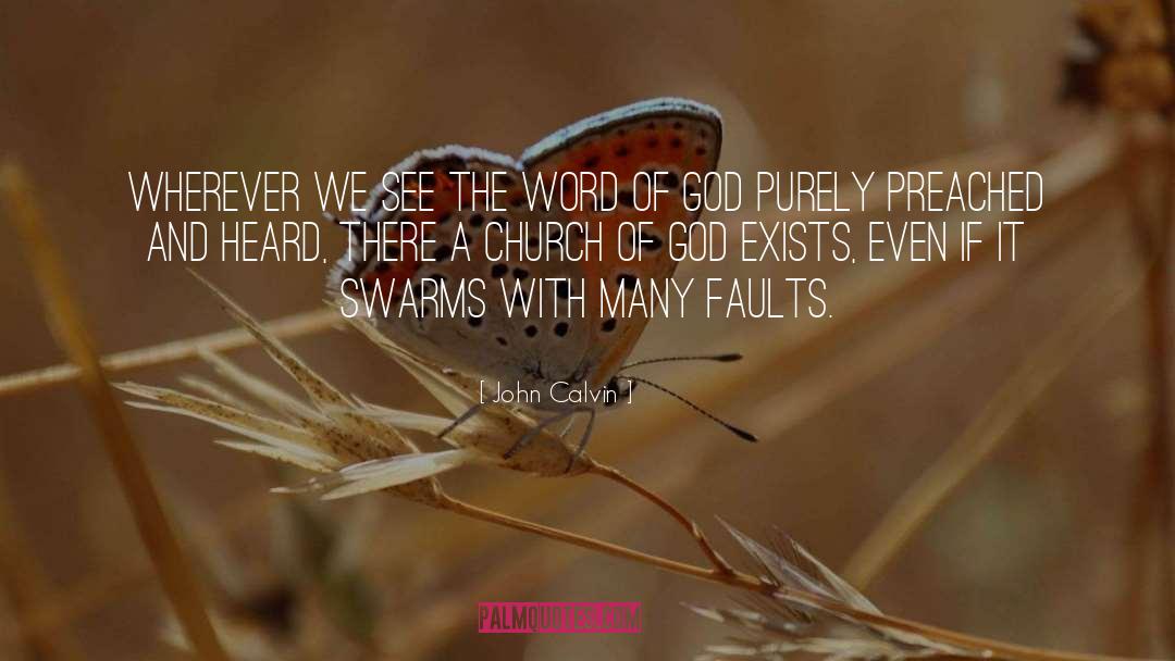 Swarms quotes by John Calvin