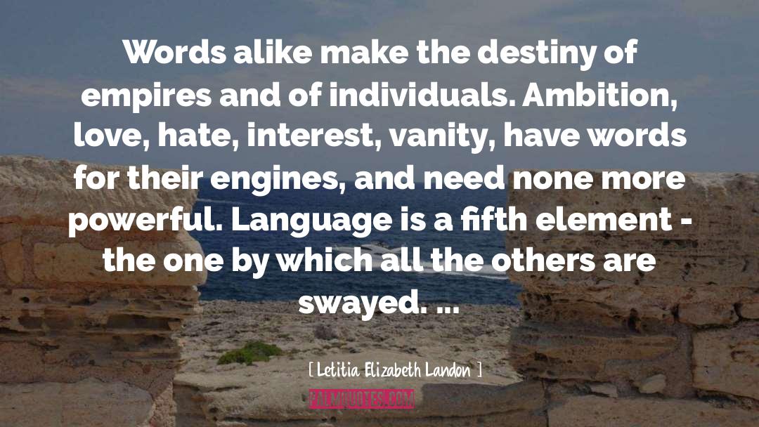 Swayed quotes by Letitia Elizabeth Landon