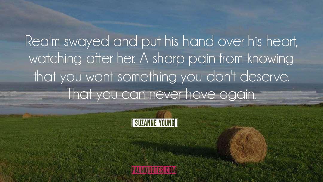 Swayed quotes by Suzanne Young