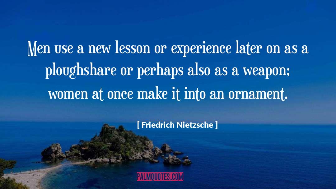 Sweat Lesson quotes by Friedrich Nietzsche