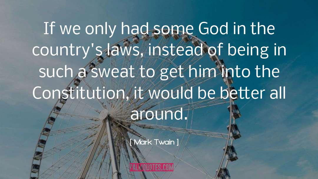 Sweat Lesson quotes by Mark Twain