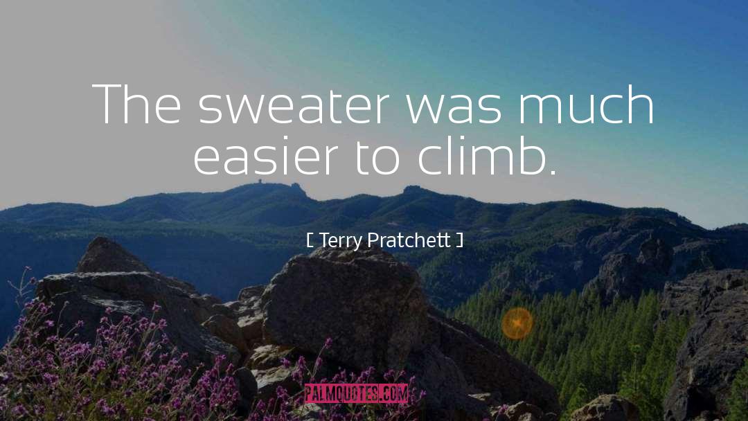 Sweater quotes by Terry Pratchett
