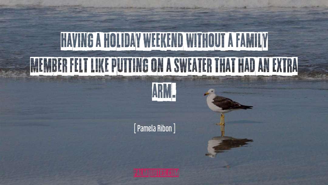 Sweaters quotes by Pamela Ribon