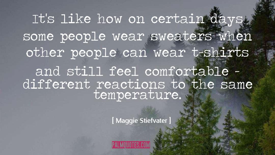 Sweaters quotes by Maggie Stiefvater