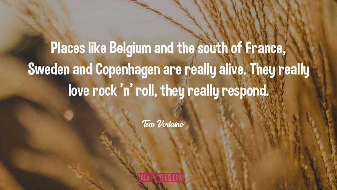 Sweden quotes by Tom Verlaine