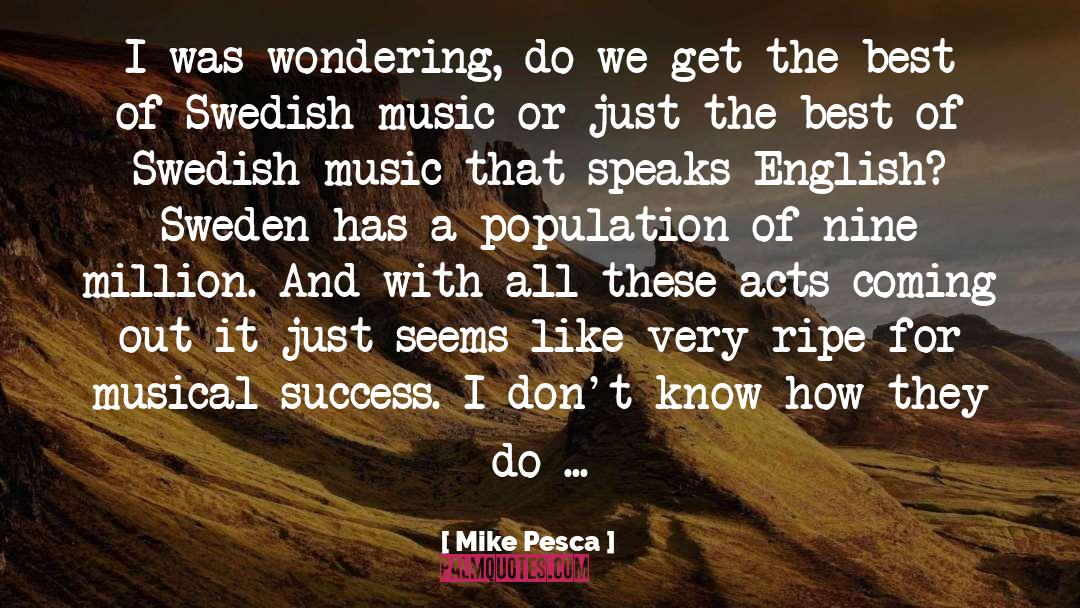 Sweden quotes by Mike Pesca