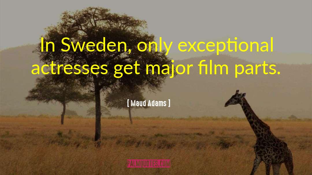 Sweden quotes by Maud Adams