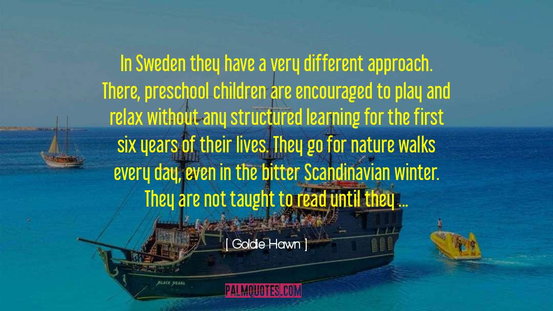 Sweden quotes by Goldie Hawn