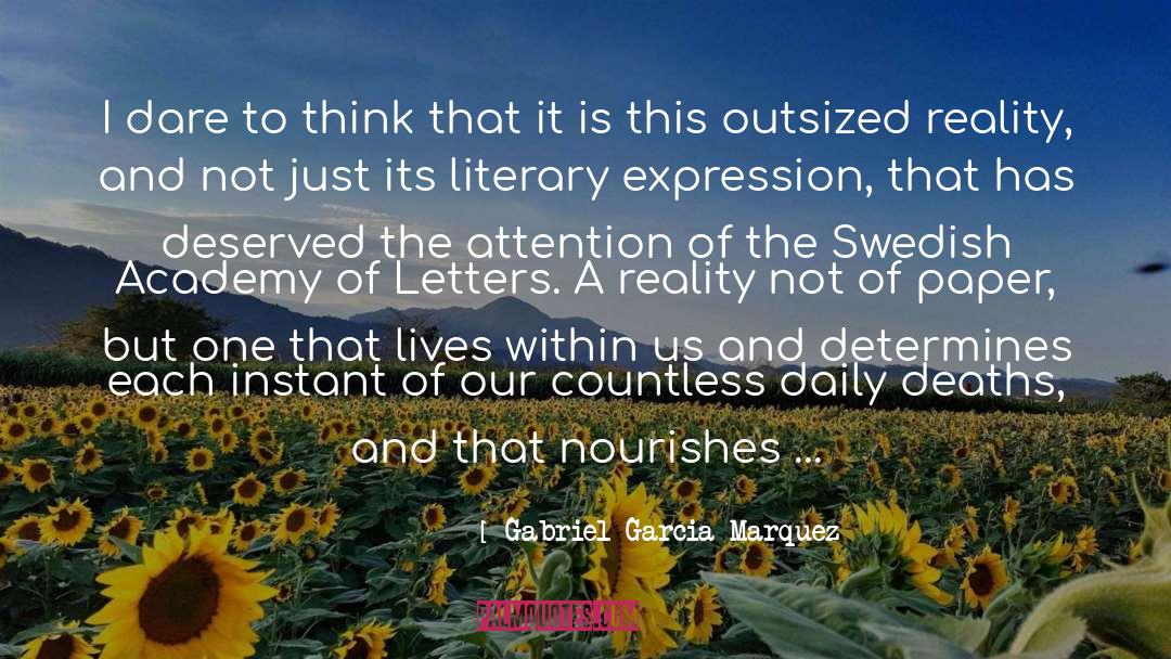 Swedish quotes by Gabriel Garcia Marquez