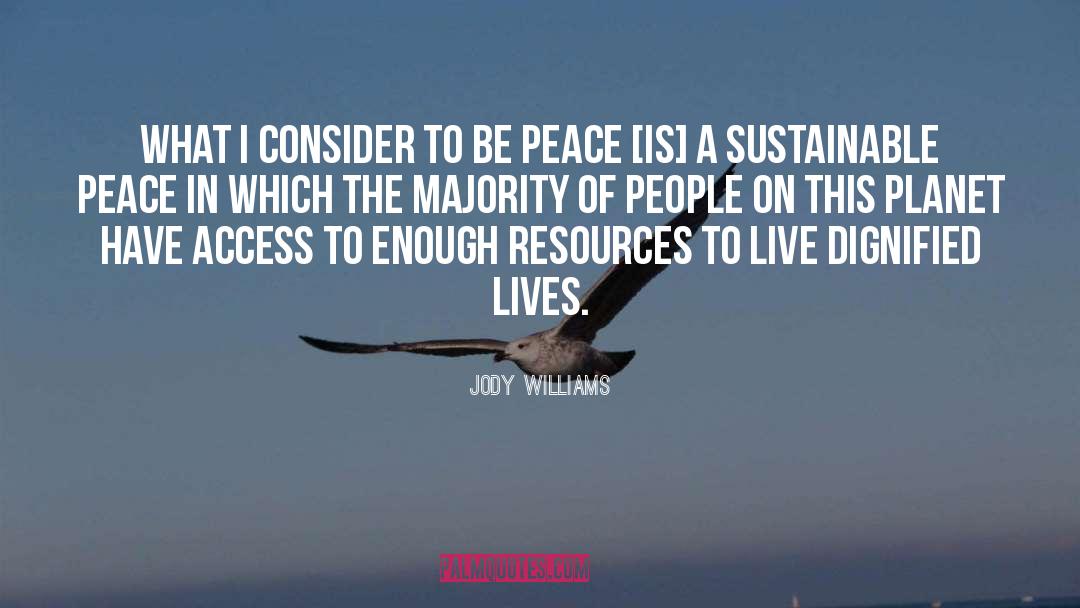 Sweep In Peace quotes by Jody Williams